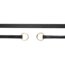 Schockemöhle Teugels Rubber Met Ring Zwart/Goud Full