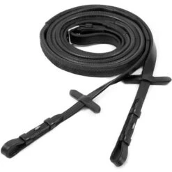 Schockemöhle Teugels Rubber Zwart/zilver