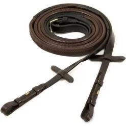 Schockemöhle Teugels Rubber Donkerbruin/Goud Full