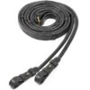 Schockemöhle Stangteugels Leer/Rubber Zwart/Goud Full -Lemie Paard Winkel 1103 00023 bridlereins blackgold.bf016f