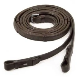 Schockemöhle Teugels Rubber Met Stops Bruin/Zilver Full