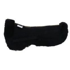 Kavalkade Onderlegger Met Lamsvel En Inlagen Zwart