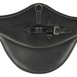 LJ-Leathers Singel Leder Buikflap Zwart -Lemie Paard Winkel agradi 44650807 4.493693