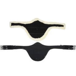 LJ-Leathers Singel Leder Buikflap/schapenvacht Zwart 135cm -Lemie Paard Winkel agradi 44650904 7.b172d5