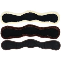 Kentucky Horsewear Kentucky Dressuursingel Sheepskin Anatomic Short Brown -Lemie Paard Winkel agradi 44669584 7.432916