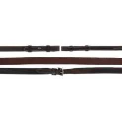 Montar Teugels Leer/Rubber Deco French Hooks Eco Bruin