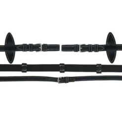 Montar Teugels Soft Leer/Rubber Buckles Ss Eco Zwart