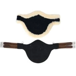 Horka Singel Leer Met Schapenvacht Bruin/Zilver -Lemie Paard Winkel agradi 44721165 6.49a888