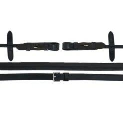 Schockemöhle Teugels Premium Rubber Zwart/Goud Full