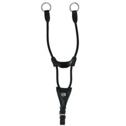 Schockemöhle Martingaal Elastisch Zwart/Zilver Full