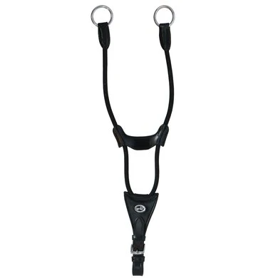 Schockemöhle Martingaal Elastisch Zwart/Zilver Full 3 Schockemöhle Martingaal Elastisch Zwart/Zilver Full