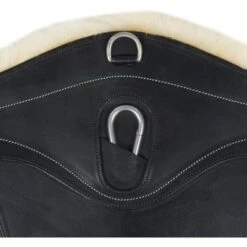 Kavalkade Singel Excellence Met Lamsvacht Zwart -Lemie Paard Winkel agradi 44829932 5.f9fdf6