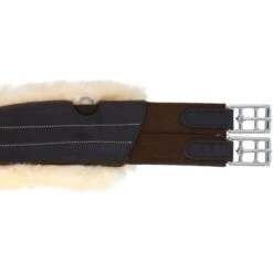 Kavalkade Singel Excellence Met Lamsvacht Bruin -Lemie Paard Winkel agradi 44829933 5.7c5493