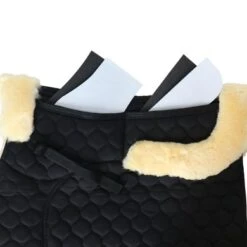 HKM Correctie Pad Lamsvel Veelzijdigheid Zwart/Naturel -Lemie Paard Winkel agradi 44934191 5.ffb4d4