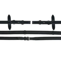 HKM Teugels Met Rubber Zwart