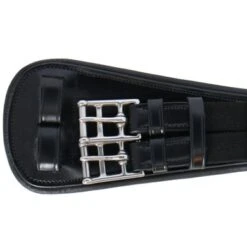 BR Dressuursingel Durham 2-zijd Elastisch Zwart/zilver -Lemie Paard Winkel agradi a1204661 3.84191b