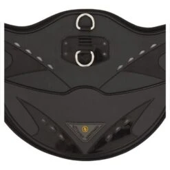 BR Singel Poly Anatomic Kort Met Buikflap Zwart -Lemie Paard Winkel bieman 141020 b001 03.68105a