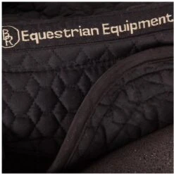 BR Zadelonderlegger Sheepskin Uitneembare Kussens Zwart Full -Lemie Paard Winkel br 154005 b123 03.f7c482