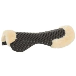 BR Zadelonderlegger Piuma Sheepskin Charcoal/Nat One Size