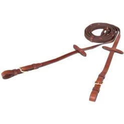 BR Teugel Linnen 19mm Ronde Gespen Tobacco/goud Full -Lemie Paard Winkel br 201005 n084 03.9c0826