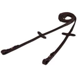 BR Teugel Linnen 19mm Anti-slip E Sluiting Bruin/Goud Full -Lemie Paard Winkel br 201024 n038 03.455596