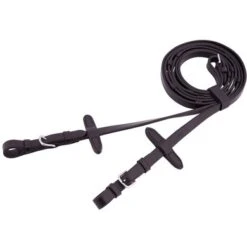 BR Teugel Leer 16mm Handstops Ronde Gespen Zwart/Zilver Full -Lemie Paard Winkel br 203016 b121 03.83fdf4