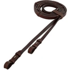 BR Teugel Dressuur Leer/rubber Stops 16mm Oak/Zilver Full -Lemie Paard Winkel br 203030 m064 03.adc5de