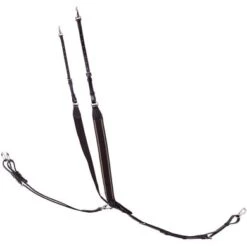 BR Voortuig Taunton Elastische Met Martingaal Zwart/zilver