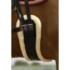 Norton Dressuursingel XTR Synthetisch Schapenvacht Zwart/Ecru -Lemie Paard Winkel ekkia 203 227 080 ambi2.7e8a10