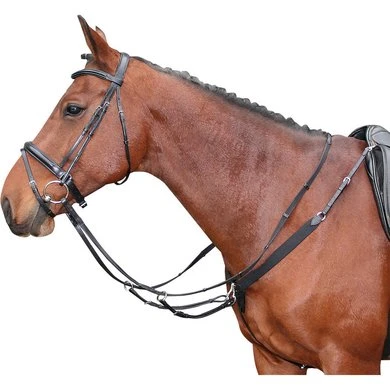 Harry's Horse Elastisch Voortuig Zwart 4 Harry's Horse Elastisch Voortuig Zwart - Afbeelding 2