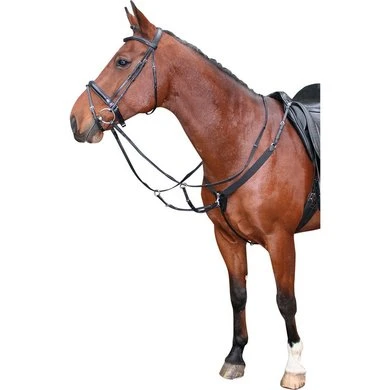Harry's Horse Elastisch Voortuig Zwart 5 Harry's Horse Elastisch Voortuig Zwart - Afbeelding 3