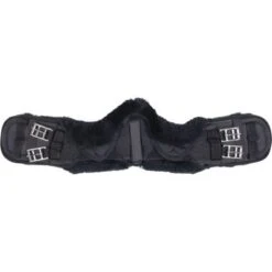 HKM Singel Lamsvel Zwart/Zwart