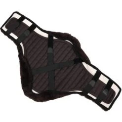 LeMieux Singelhoes Anatomisch Bruin Kort -Lemie Paard Winkel jrs stud girth cover short brown 2.51492b