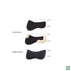 Kentucky Horsewear Kentucky Zadelonderlegger Halfpad Anat Absorb Bruin/Black -Lemie Paard Winkel kentucky half pads.f5ce75 3