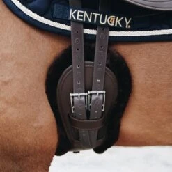 Kentucky Horsewear Kentucky Dressuursingel Sheepskin Anatomic Short Brown -Lemie Paard Winkel kentucky singelhoes sheepskin anatomic short bruin.639441
