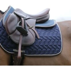 Kentucky Horsewear Kentucky Zadelonderlegger Anatomic Absorb Navy/White/Bruin -Lemie Paard Winkel kentucky zadelonderlegger anatomic absorb navy 3.6e31ab