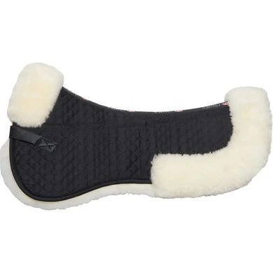 Kieffer Zadelonderlegger Lambskin Pro Zwart/Naturel 3 Kieffer Zadelonderlegger Lambskin Pro Zwart/Naturel