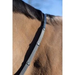 LeMieux Teugels Soft Rubber With Stopper Zwart/Zilver Pony -Lemie Paard Winkel lemieux it03781 lifestyle softrubberreinswithstoppers black silver 1.d2e284