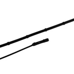 Montar Teugels Rond Leer Stoppers Fr/h Zwart