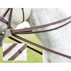 Shires Teugels Katoen Web Brown 2,2cm -Lemie Paard Winkel product sh 419b brown.18e079 1