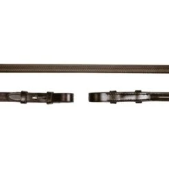 Schockemöhle Teugels Premium Rubber Gewelfd Bruin/Zil Full