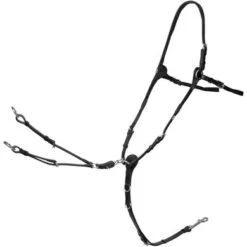 Schockemöhle Martingaal Wellington Select Zwart/zilver