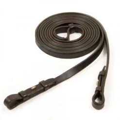 Schockemöhle Stangteugels Leer Donkerbruin/Goud Full