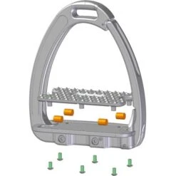 Tech Stirrups Stijgbeugelzooltjes Venice Plus Rood